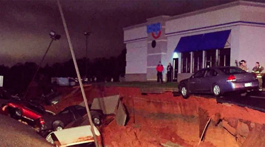 Sinkhole in Mississippi