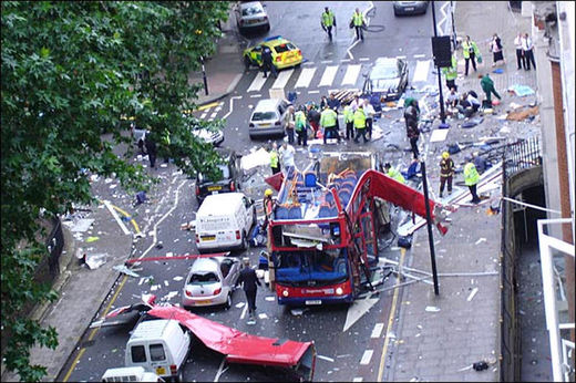 london tube bombings bus