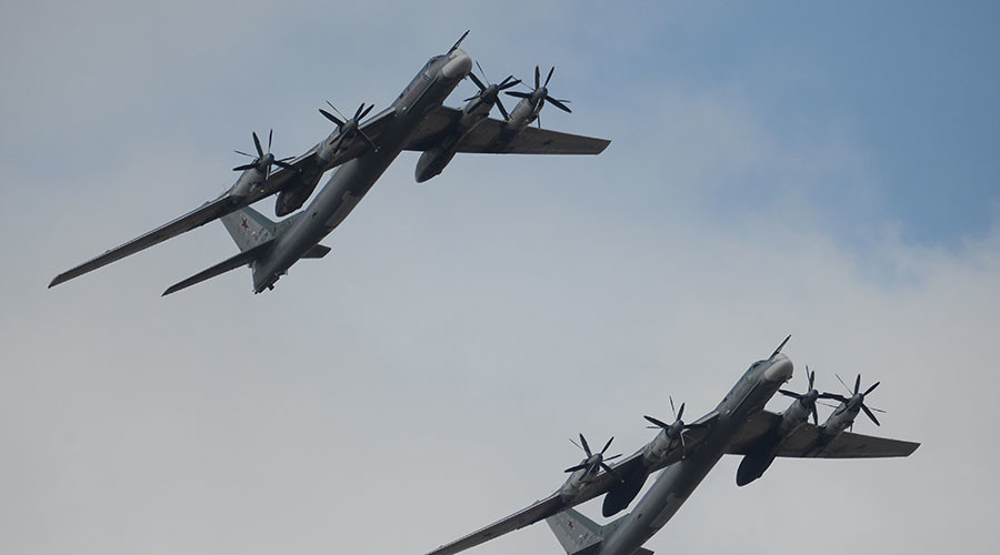 Tu-95MS strategic bombers. 