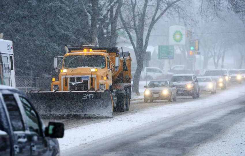 Click to enlarge Snowplow in Sioux Falls, South Dakota
