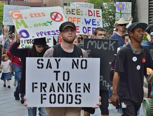 anti GMO protest