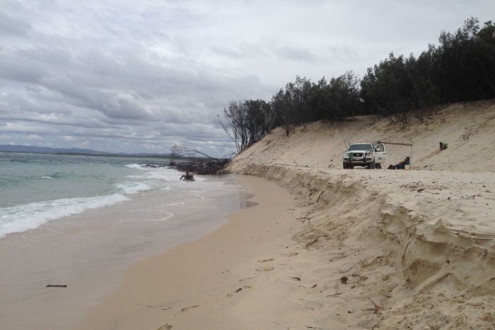 Click to enlarge beach sinkhole