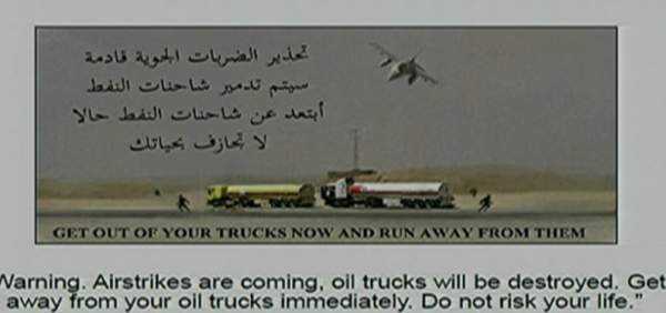 Click to enlarge Leaflet American warning