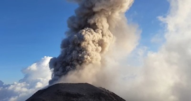 Santiaguito volcano