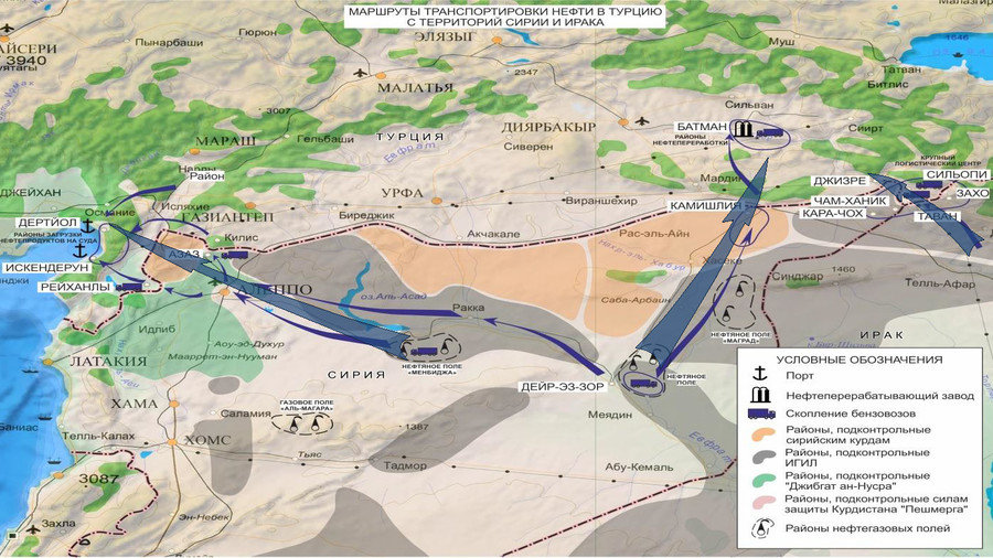 Click to enlarge Syria isis oil