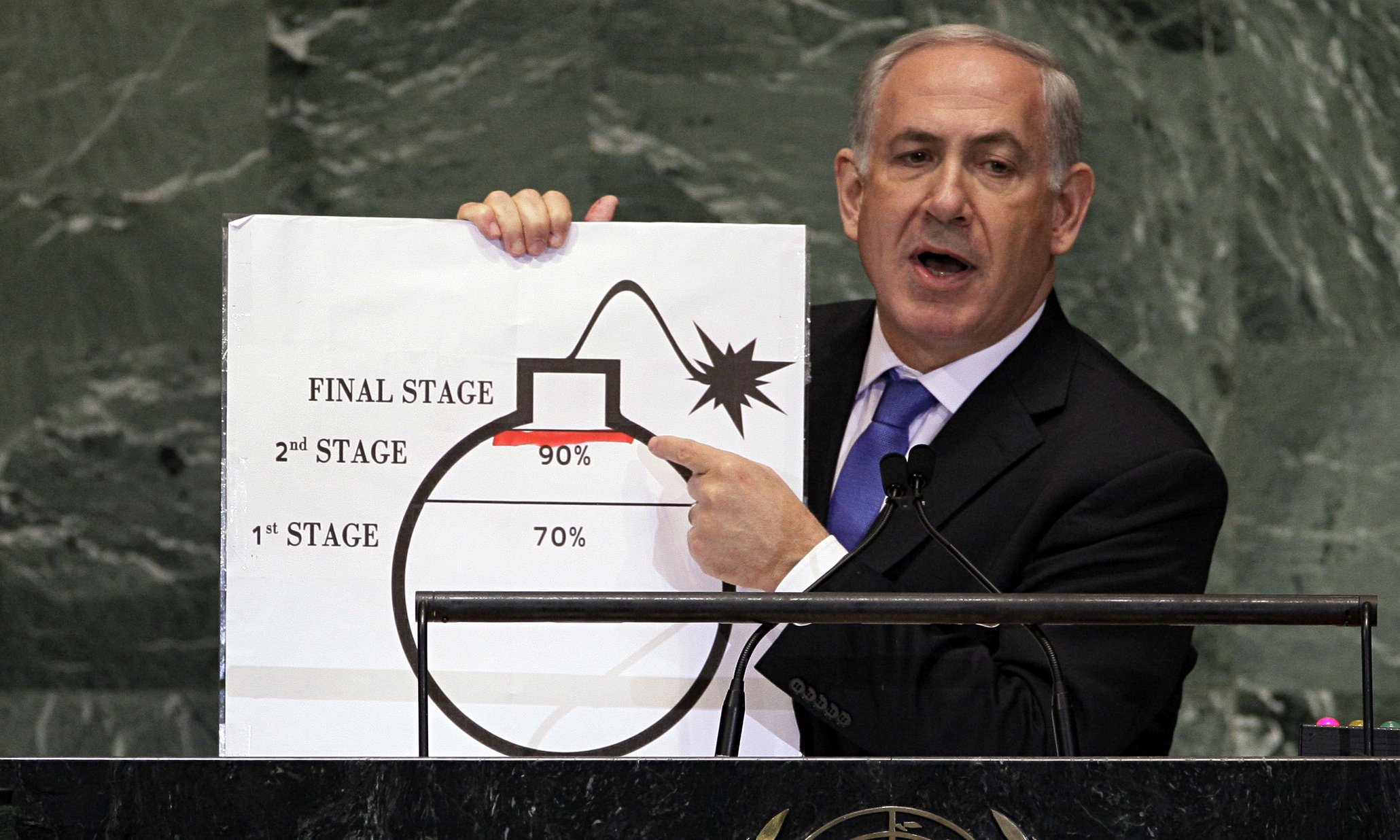 Netanyahu Bomb Iran
