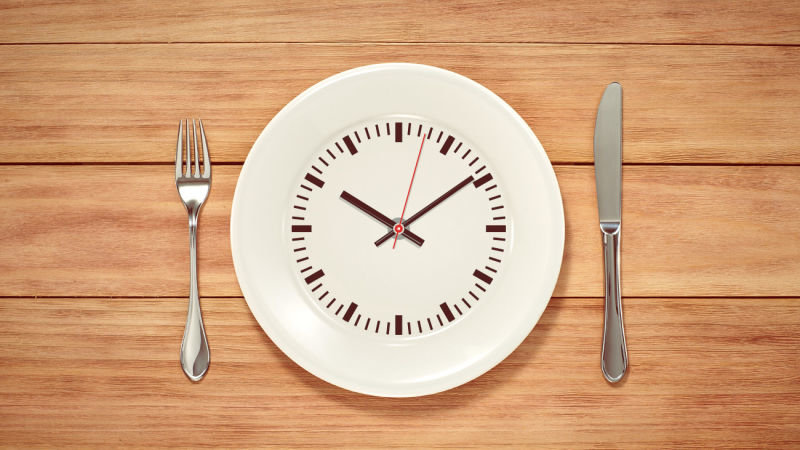 empty plate clock intermittent fasting