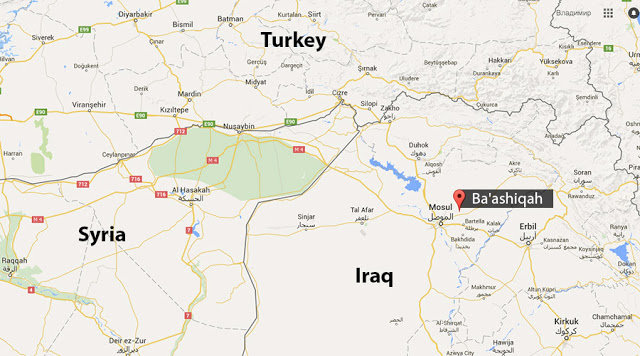 Click to enlarge Map of Iraq