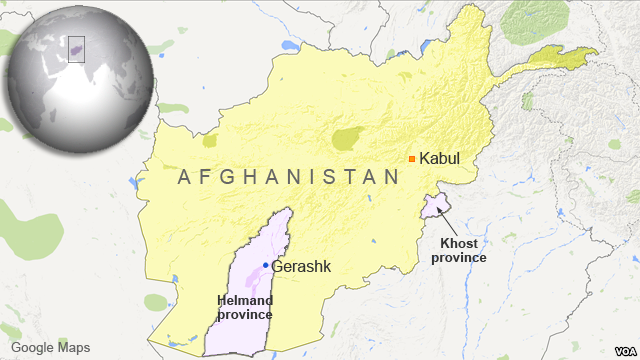 Khost province Afghanistan
