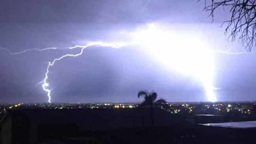 Southern Australia lightning storm