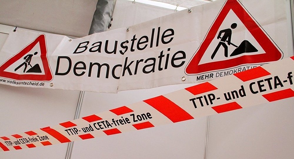 Anti-TTIP sign