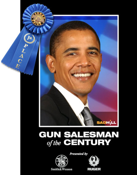 #1 gun salesman Obama