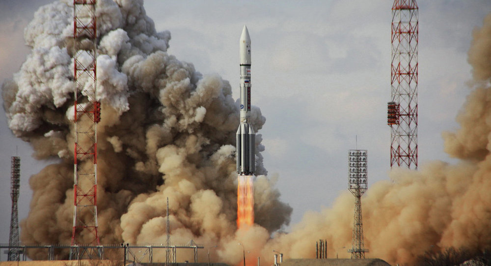 Launch of Proton-M carrier rocket