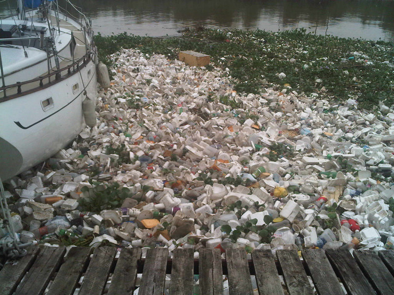 Garbage ocean