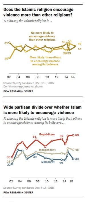 Pew islam violence