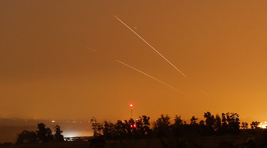 Click to enlarge Israel missles into Lebanon