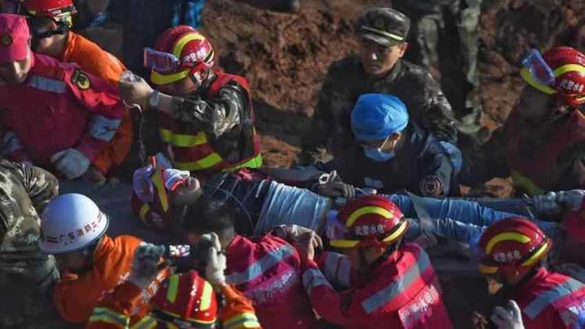 Shenzhen landslide survivor