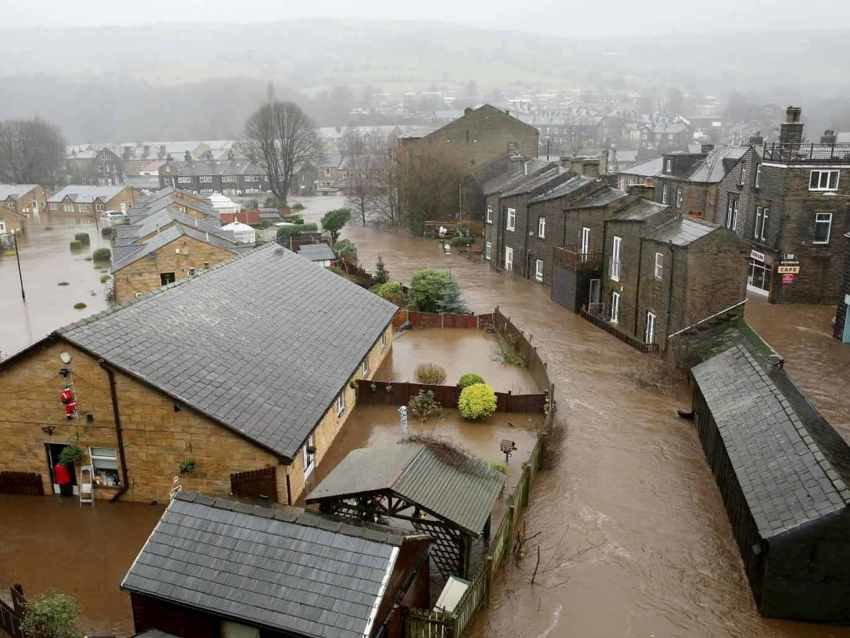 Mytholmroyd, West Yorkshire floods