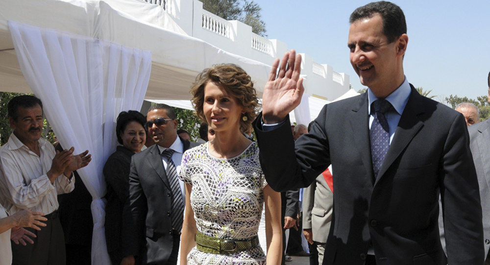 Assad and first lady