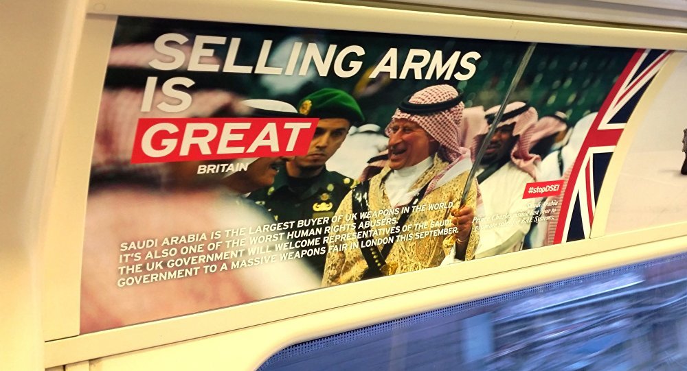 Arms trade UK Britain Saudis weapons