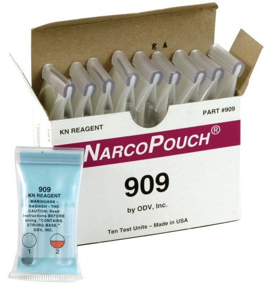 Drug test kit sometimes used by police departments