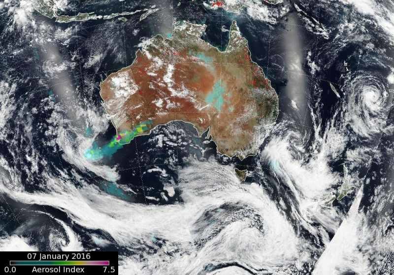 pyrocumulus cloud over Australia