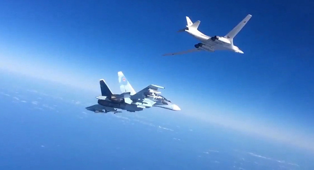Russian warplane airstrikes