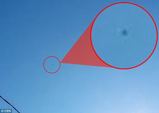  UFO 'spiralling around' (pictured) above Budakovo 