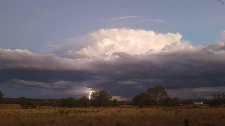 Toowoomba storm clouds
