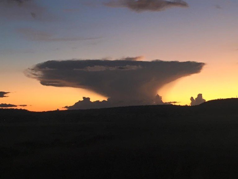 Click to enlarge Toowoomba storm clouds