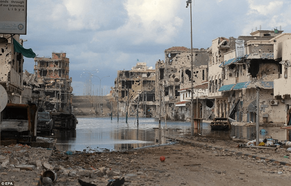 Sirte after US/NATO bombings
