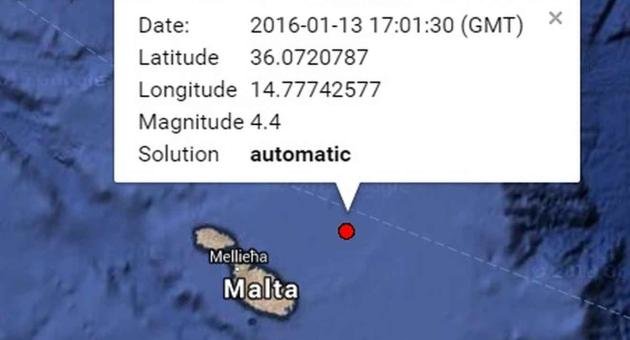 malta earthquake