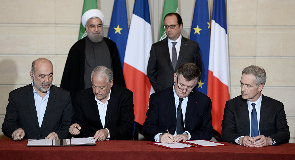 France and Iran sign agreements