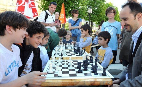 chess children Veselin Topalov