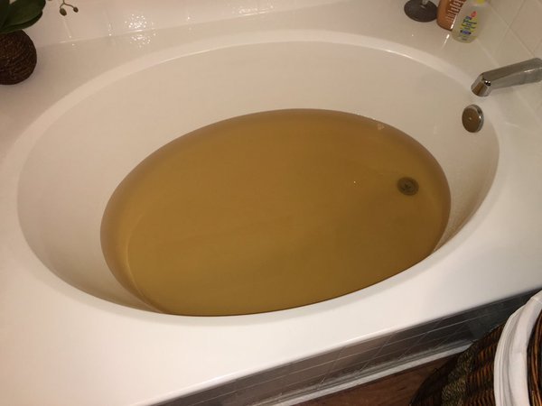 brown water