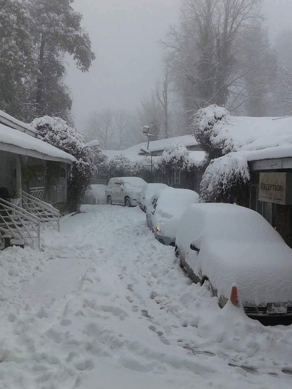 Click to enlarge snow fall in Murree