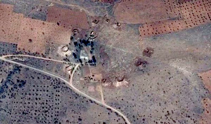 Click to enlarge airstrike