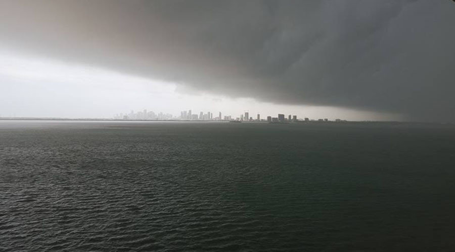 Miami storm cloud