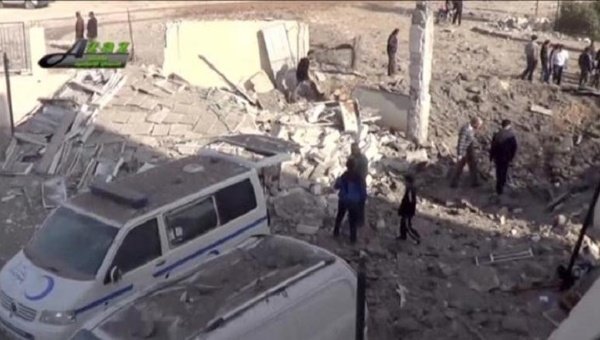 Click to enlarge Syria hospital bombing