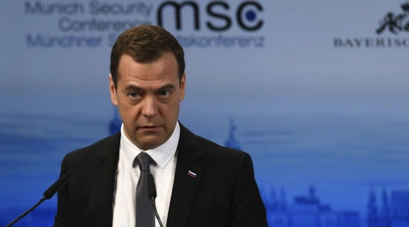 Russia’s Prime Minister Dmitri Medvedev