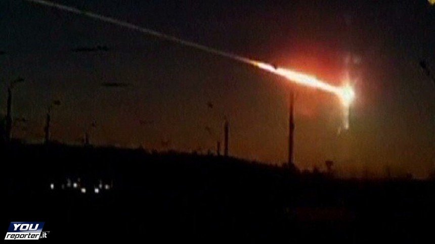 Click to enlarge Fireball over Italy
