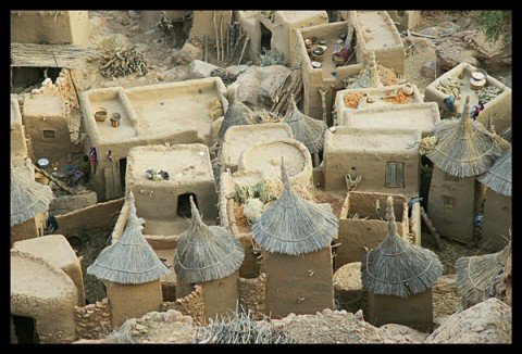 Click to enlarge Dogon village
