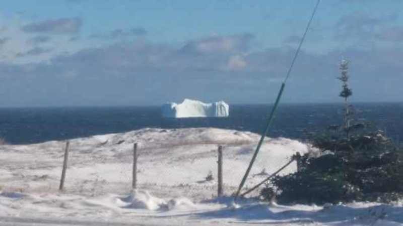 ice berg off Canada