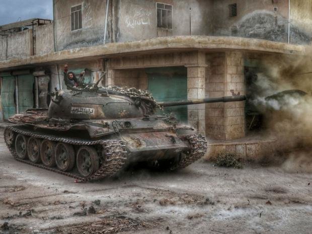 Click to enlarge Syria rebels fighters