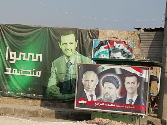 Click to enlarge Syria Putin Assad Nasrallah Hezbollah