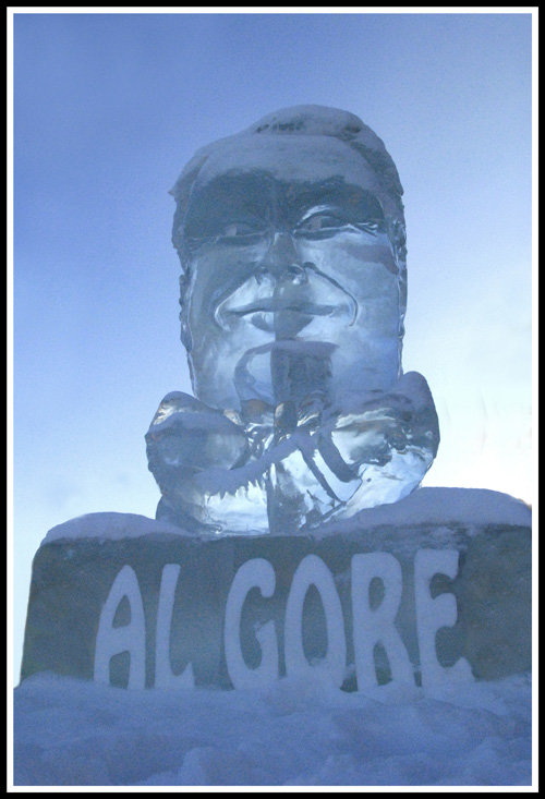 Shivering Al Gore
