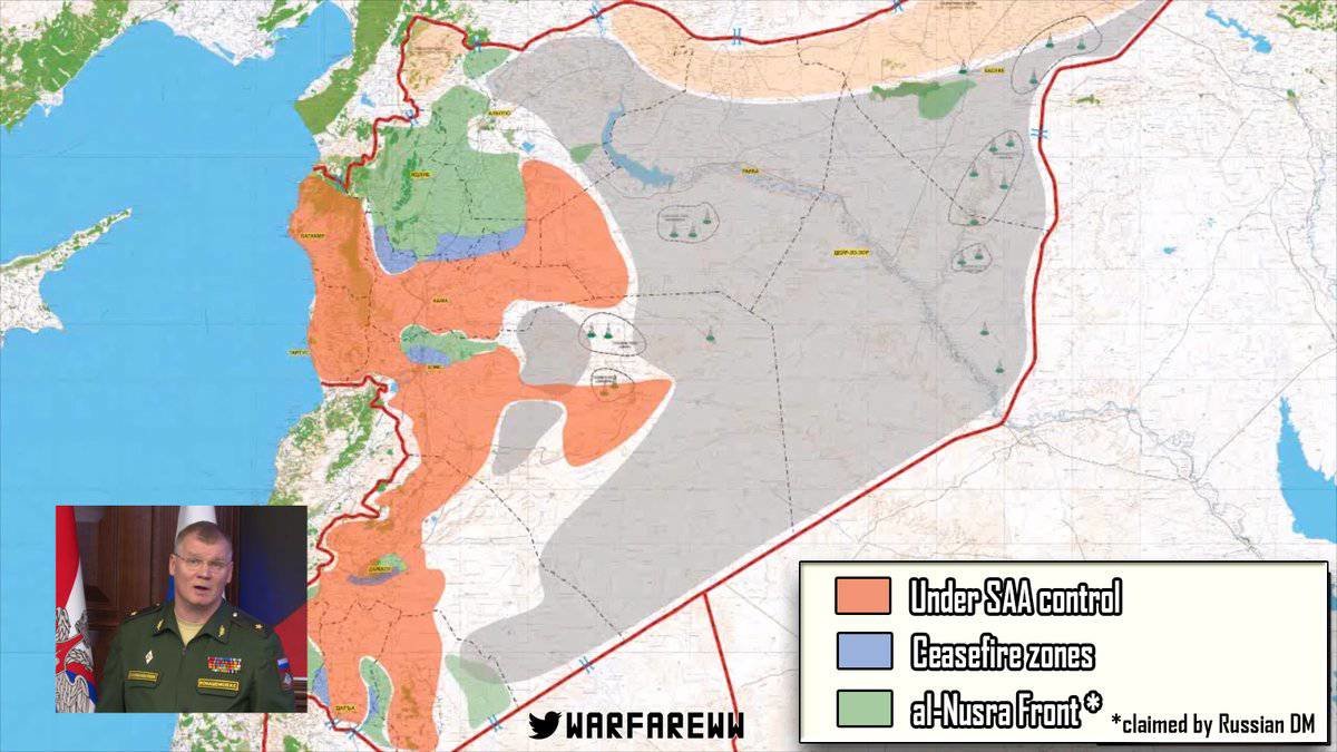 Ceasefire Syria map