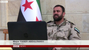 terrorist commander in FSA regalia