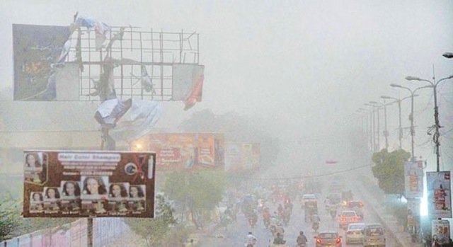 New Delhi dust storm