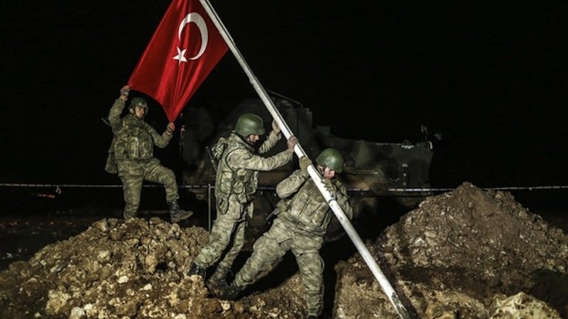 Turkey invades Syria